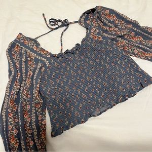AE FLORAL BLOUSE